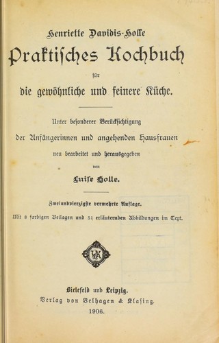 Praktisches Kochbuch f©ơr gew©œhnliche und feinere K©ơche