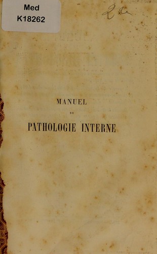 Manuel de pathologie interne
