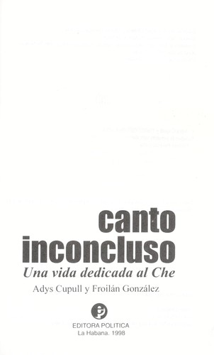 Canto inconcluso