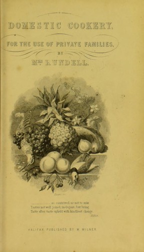 A new system of domestic cookery