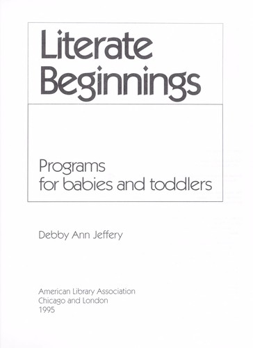 Literate beginnings