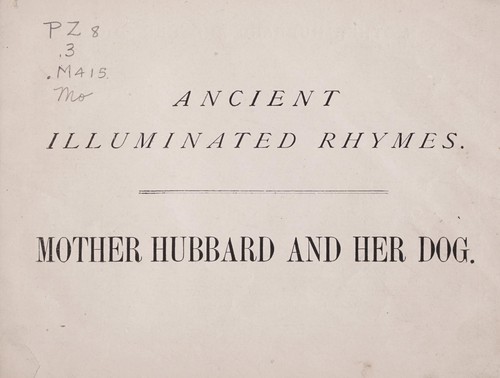 Mother Hubbard and her dog