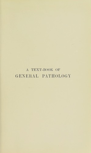 A text-book of general pathology