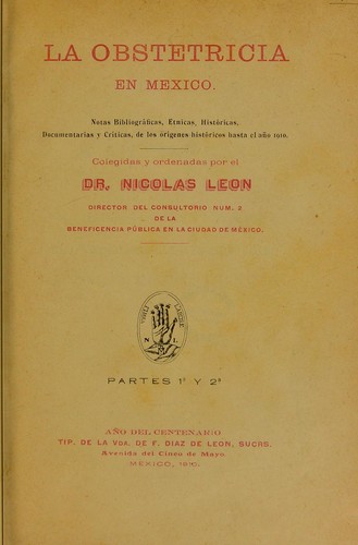 La obstetricia en Mexico