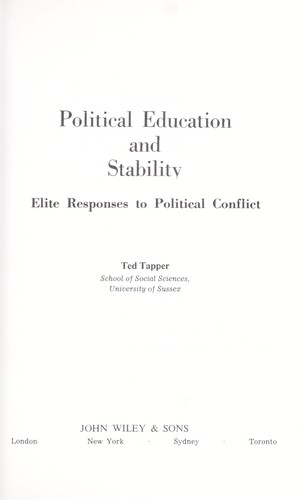 Political education and stability