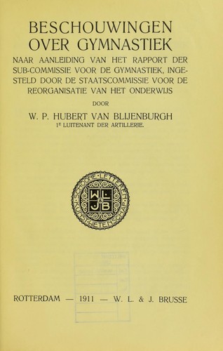 Beschouwingen over gymnastiek