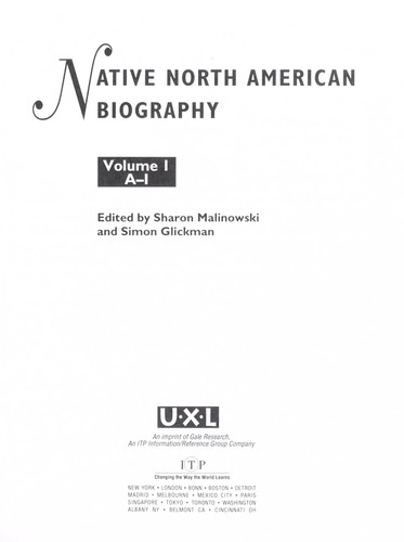 Native North American biography