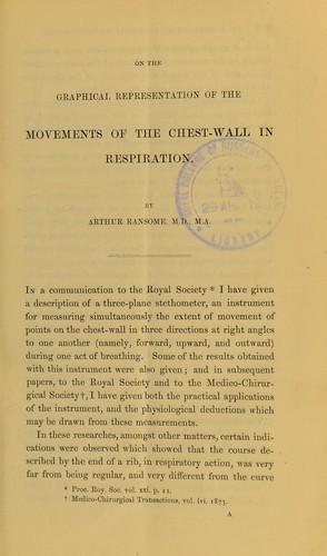 On the graphical representation of the movements of the chest-wall in respiration