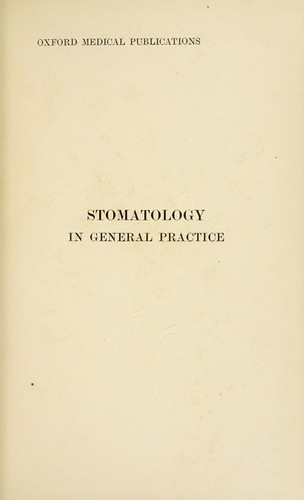 Stomatology in general practice