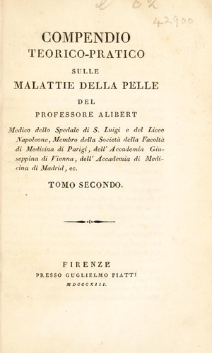 Compendio teorico-pratico sulle malattie della pelle