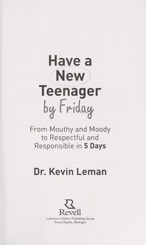 Have a new teenager by Friday