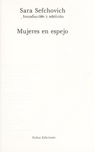 Mujeres en espejo