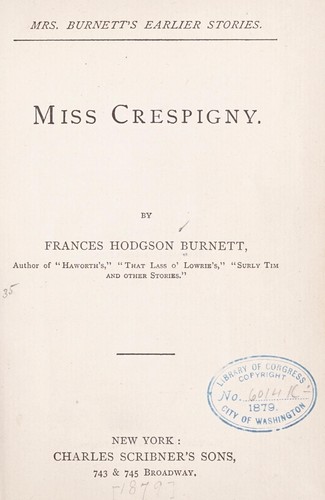 Miss Crespigny