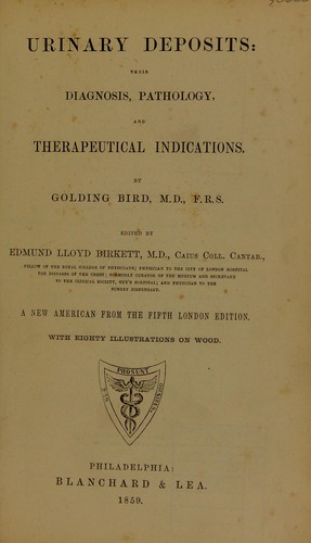 Urinary deposits