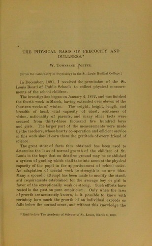 The physical basis of precocity and dullness