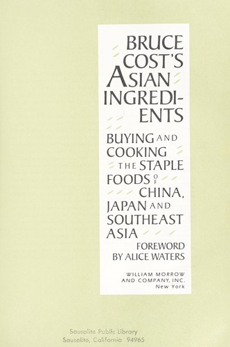 Bruce Cost's Asian ingredients