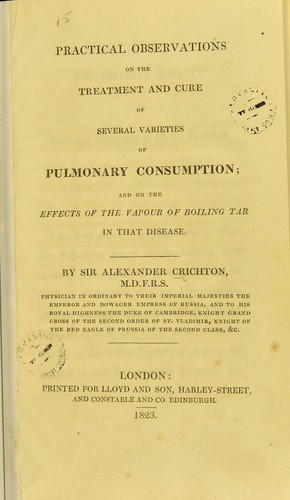 Practical observations on the treatment and cure of several varieties of pulmonary consumption