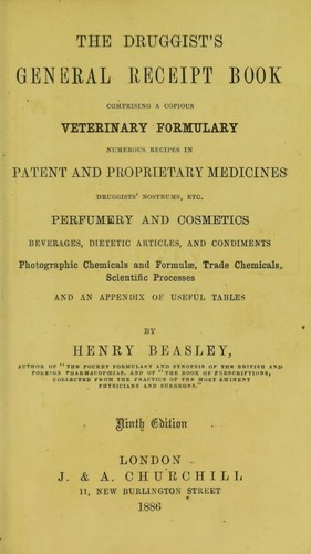 The druggist's general receipt book