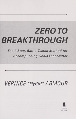 Zero to breakthrough