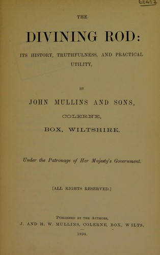 The divining rod