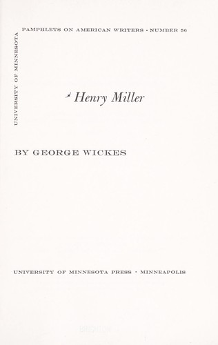 Henry Miller