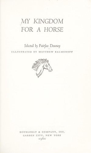 My kingdom for a horse