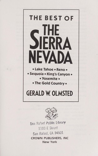 The best of the Sierra Nevada