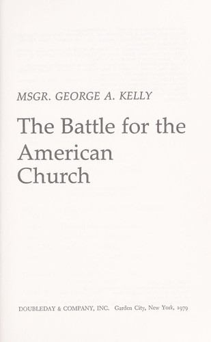 The battle for the American church