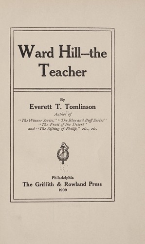 Ward Hill--the teacher