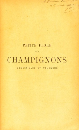 Petite flore des champignons, comestibles et v©♭n©♭neux