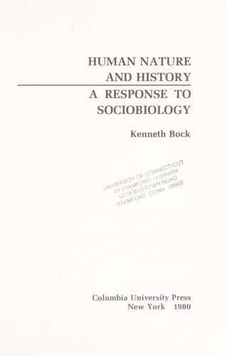 Human Nature and History