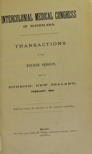 Intercolonial Medical Congress of Australasia