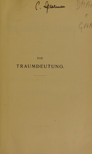 Die Traumdeutung