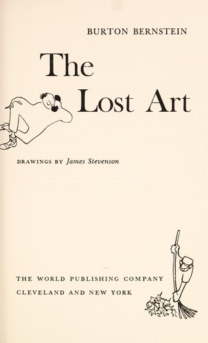 The lost art