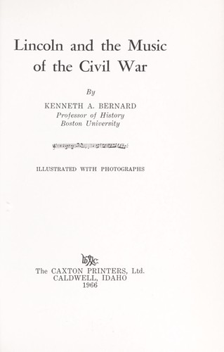 Lincoln and the music of the Civil War