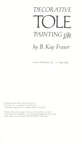 Decorative tole painting