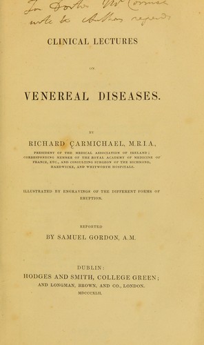 Clinical lectures on venereal diseases