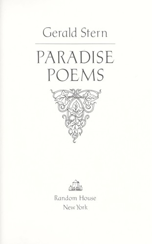 Paradise poems