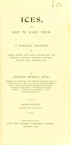 Ices, and how to make them