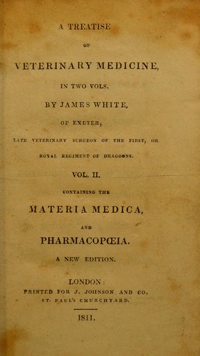 A treatise on veterinary medicine