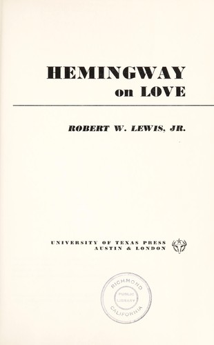 Hemingway on love