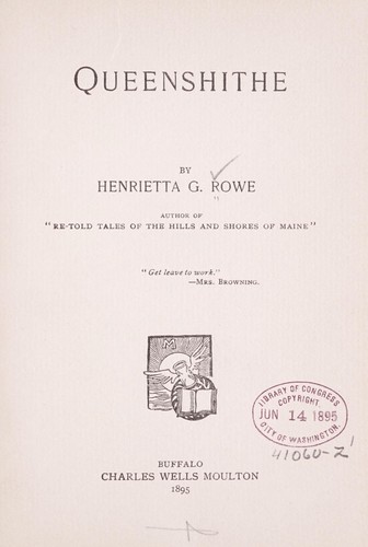 Queenshithe [a novel]