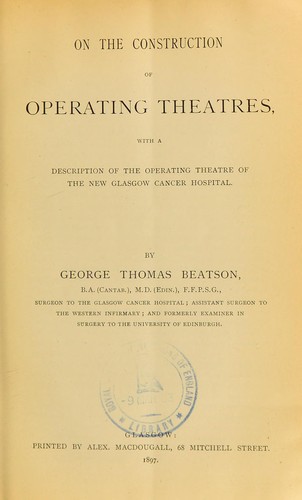On the construction of operating theatres