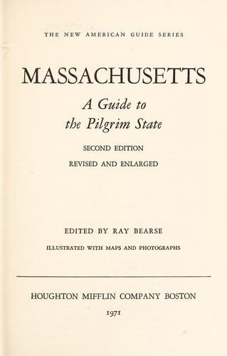 Massachusetts: a guide to the Pilgrim State