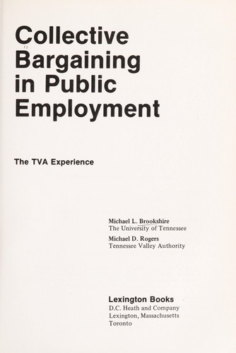 Collective bargaining in public employment
