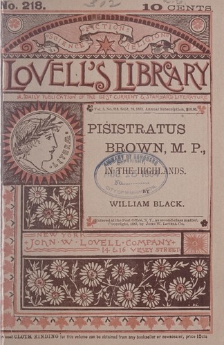 Mr. Pisistratus Brown, M. P. in the Highlands