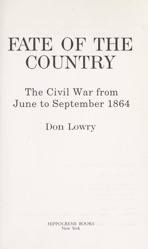 Fate of the country