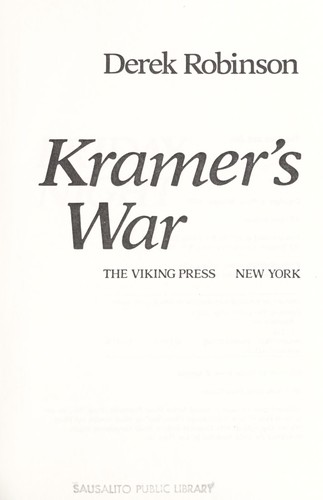 Kramer's war
