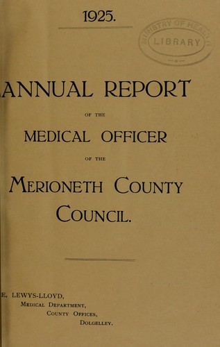[Report 1925]