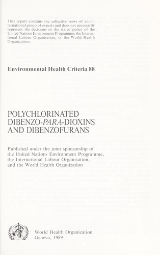 Polychlorinated Dibenzo-Para-Dioxins and Dibenzofurans